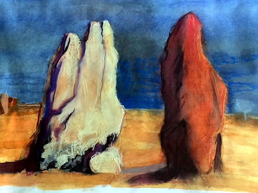 Rocks, pinnacles and desert in Western Australia, 2015