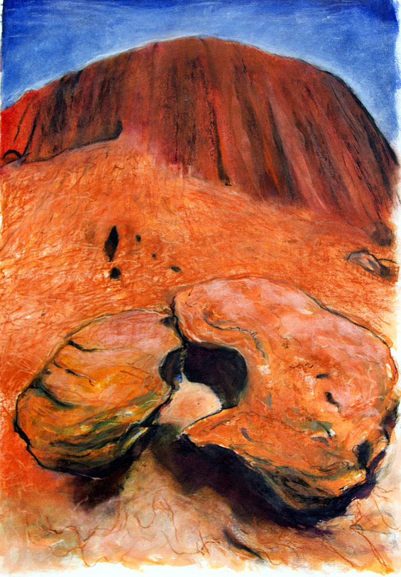 Rock formations, Red Centre, Australia, 2016